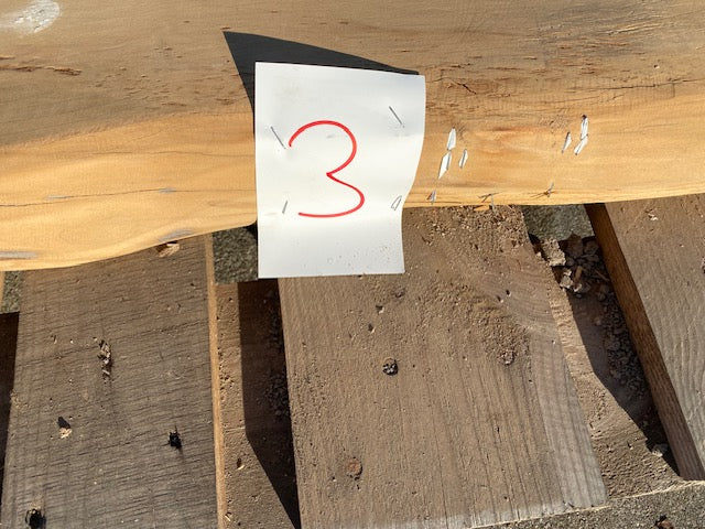 Ceder Boomstamblad – 2850 x 980 x 60 mm – Geschuurd