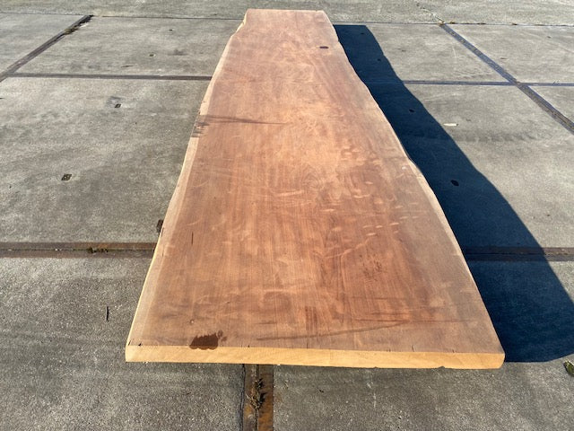 Afrormosia Log Board – 4280 x 1060 x 80 mm – Sanded