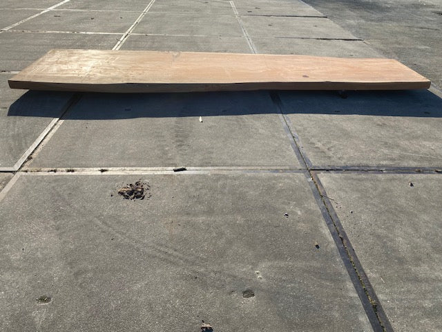 Afrormosia Log Board – 4280 x 1060 x 80 mm – Sanded